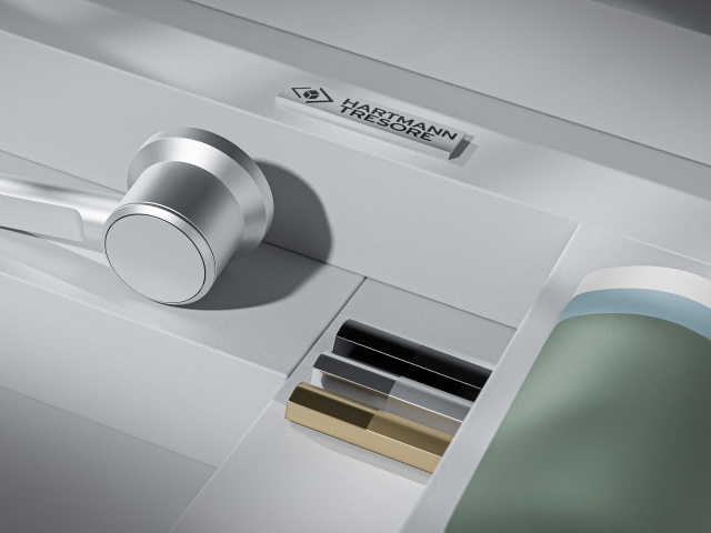 Materialmoodboard-mit-den-Hauptfarben-fuer-Simonas-Tresorlinie-beige-gruen-und-blau