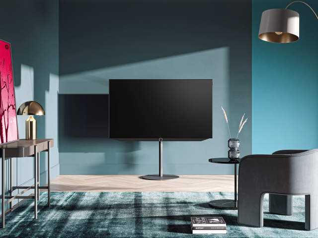 Farbstimmungsbild-in-blau-von-einem-modernen-Wohnzimmer