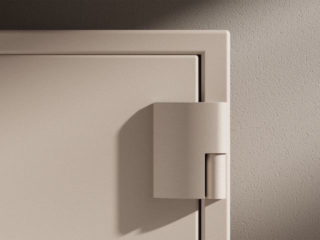 Detailansicht-eines-Scharniers-von-der-Tresorlinie-Simonas-in-beige